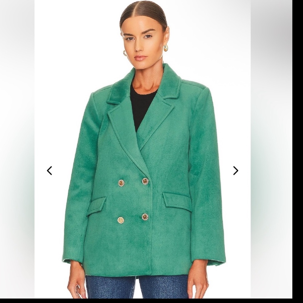 💥💥Clearance!!!💥💥 Lovers + friends Melrose Jacket in Aqua Blue gorgeous green